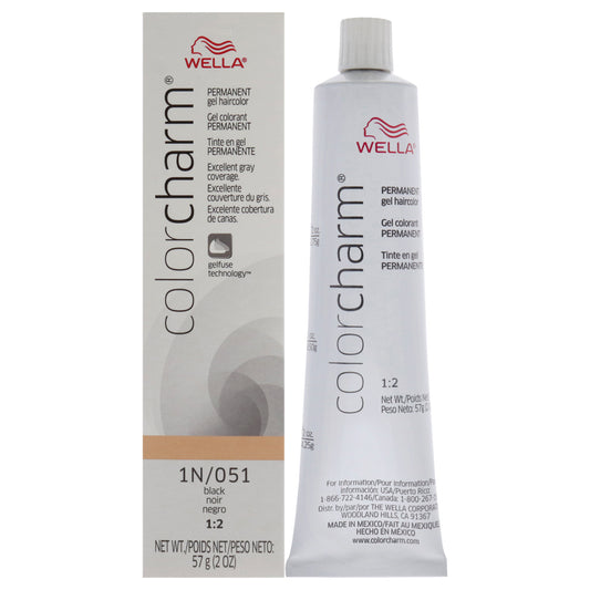 Color Charm Permanent Gel - 1N 051 Black