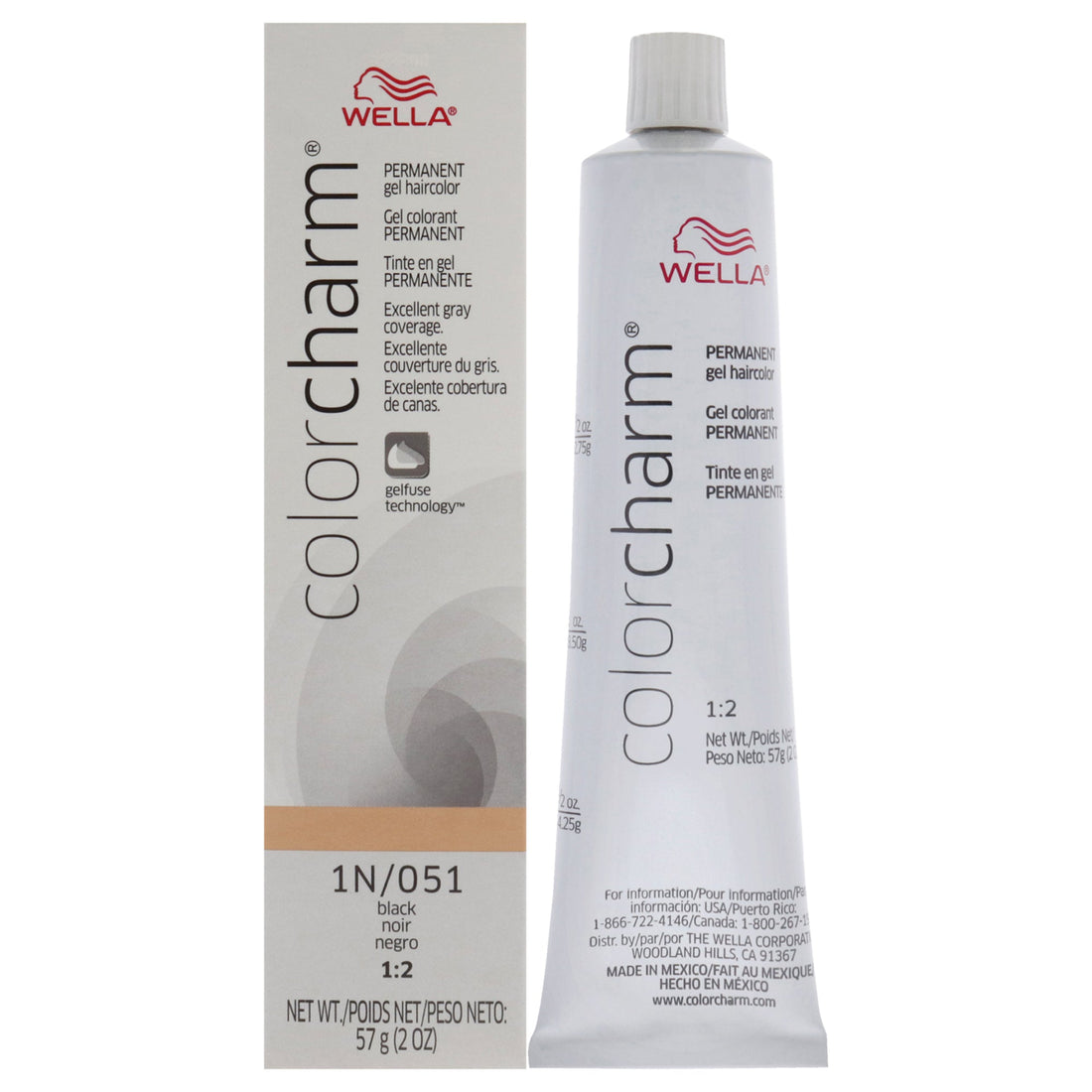 Color Charm Permanent Gel - 1N 051 Black