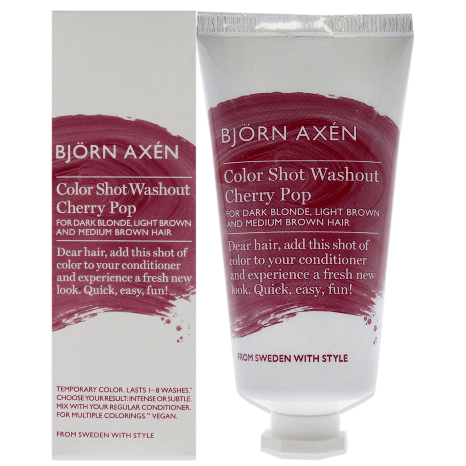 Color Shot Washout Cherry Pop