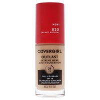 CoverGirl Outlast Extreme Wear 24Hr 3-in-1 Foundation SPF 18