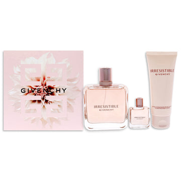 Irresistible by Givenchy for Women - 3 Pc Gift Set 2.7oz EDP Spray, 2.5oz Body Lotion, 0.27oz EDP Spray