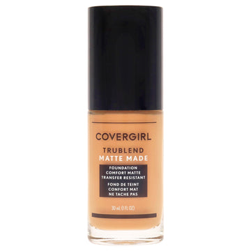 TruBlend Matte Made Liquid Foundation - M70 Sand Beige by CoverGirl for Women - 1 oz Foundation