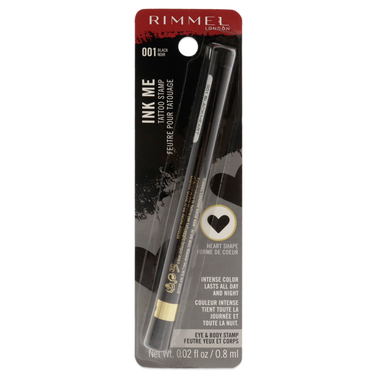 Rimmel London Ink Me Tatto Stamp Eyes and Body