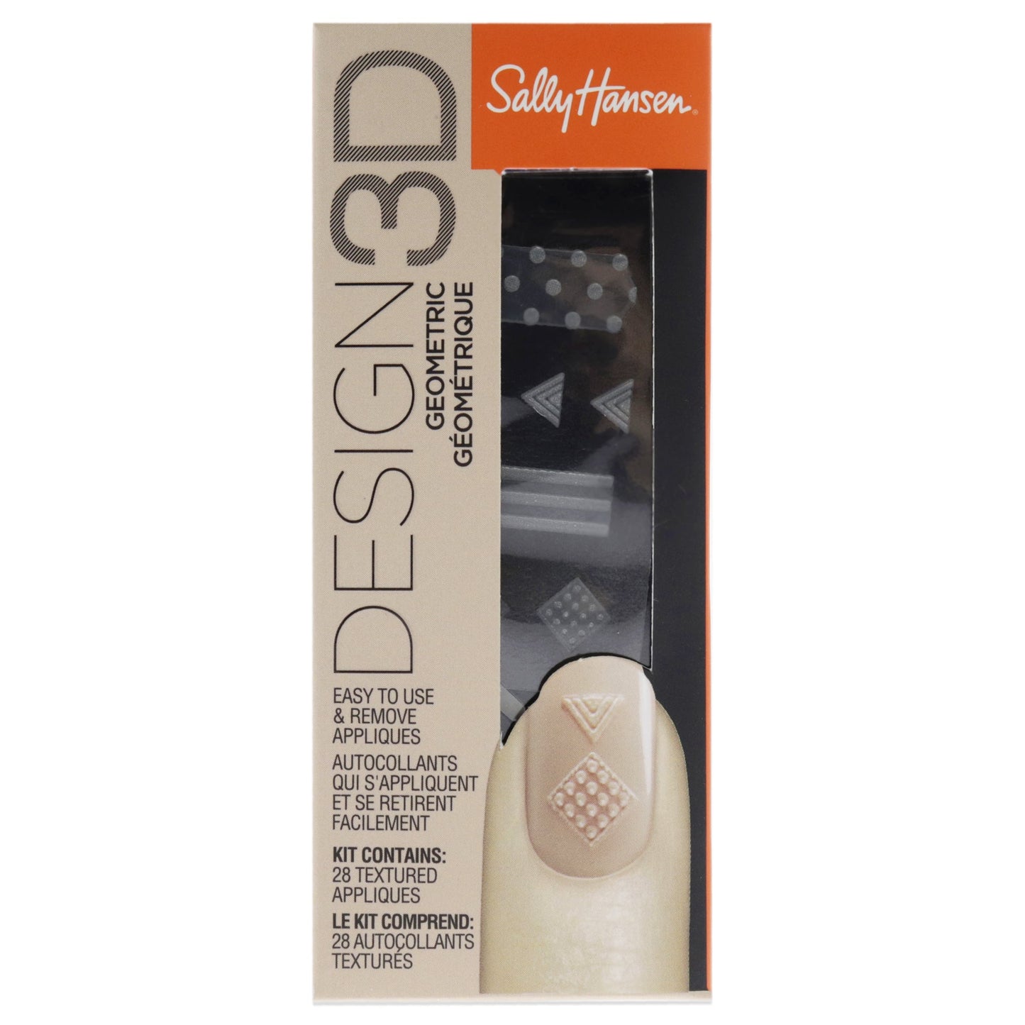 Design 3D Nail Sticker - 300 Geometric