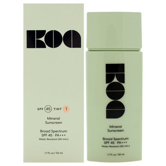 Mineral Sunscree SPF 45 PA Plus - Tint