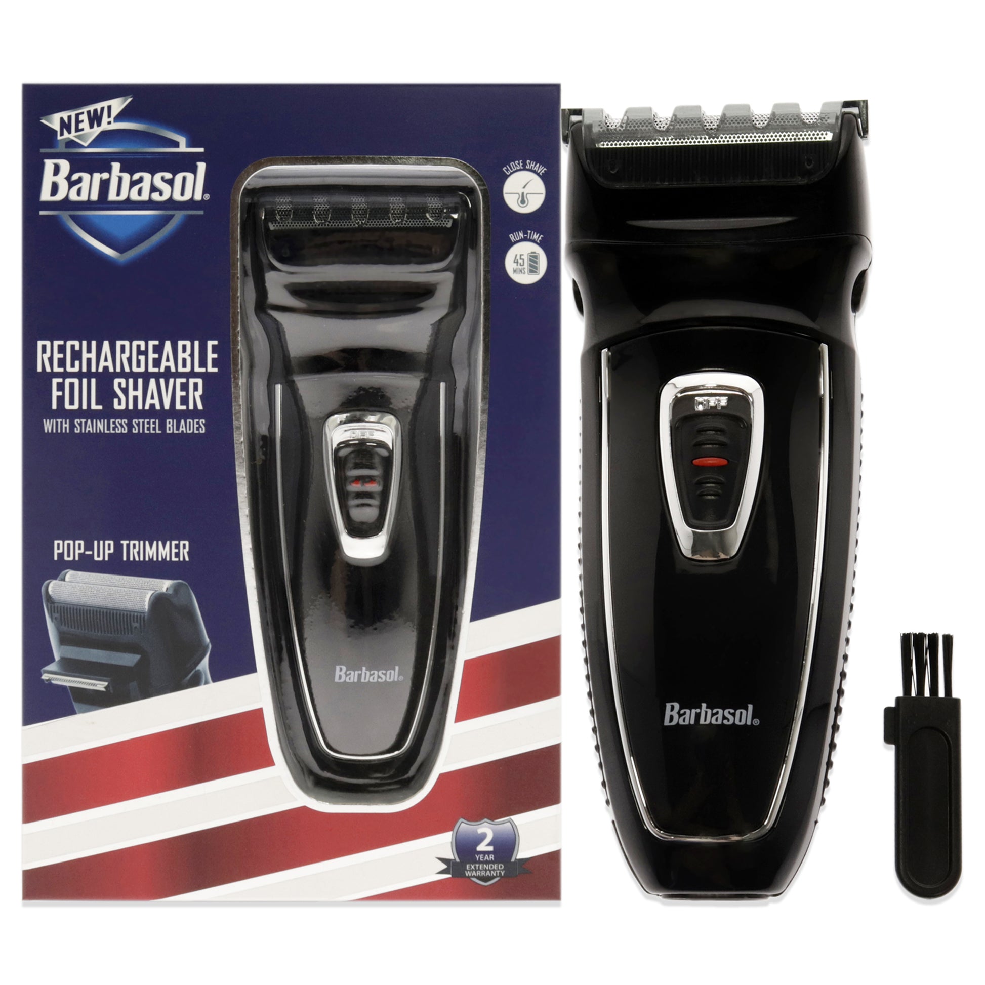 Rechargeable Foil Shaver With Pop-Up Trimmer