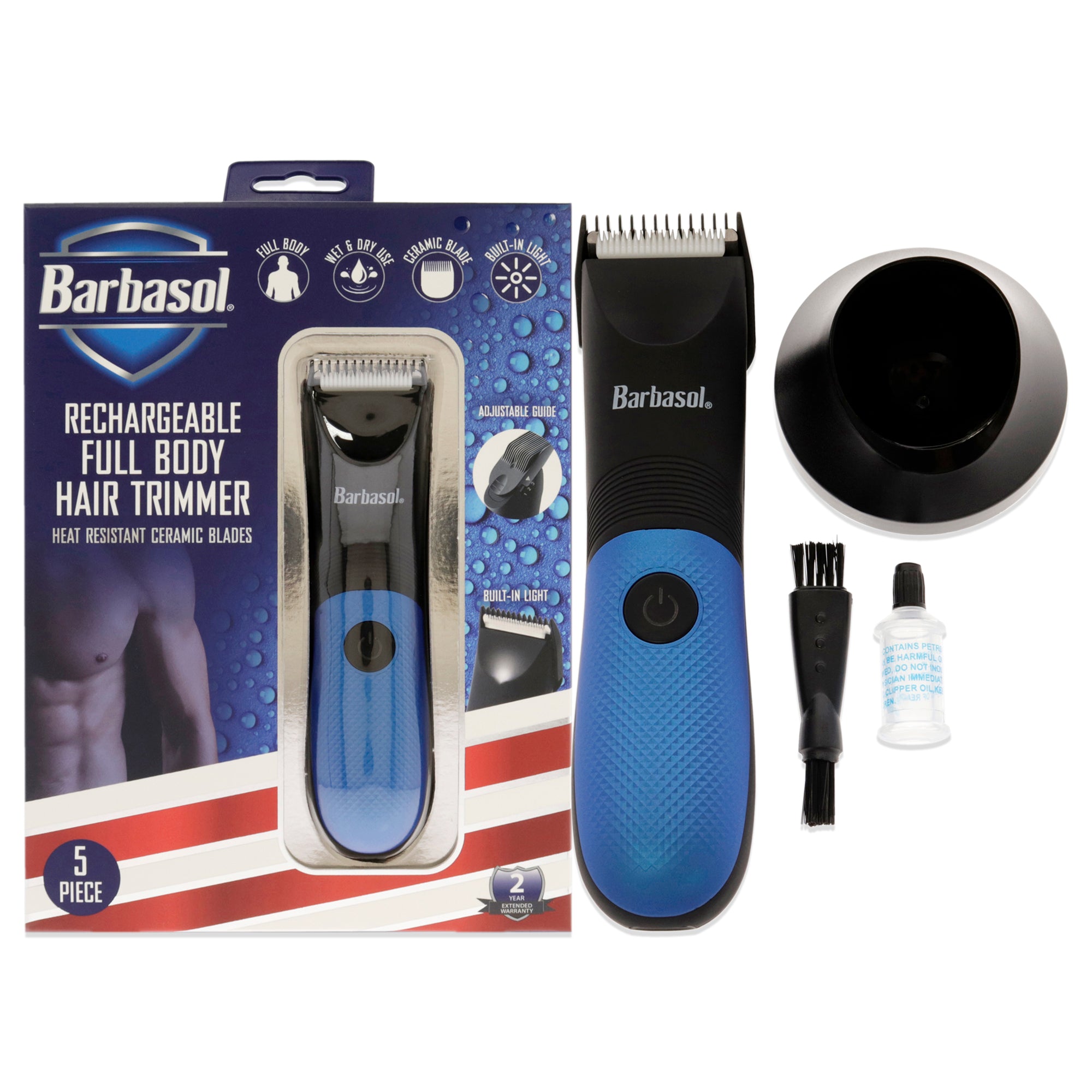 Full Body Hair Trimmer by Barbasol for Men - 1 Pc Trimmer