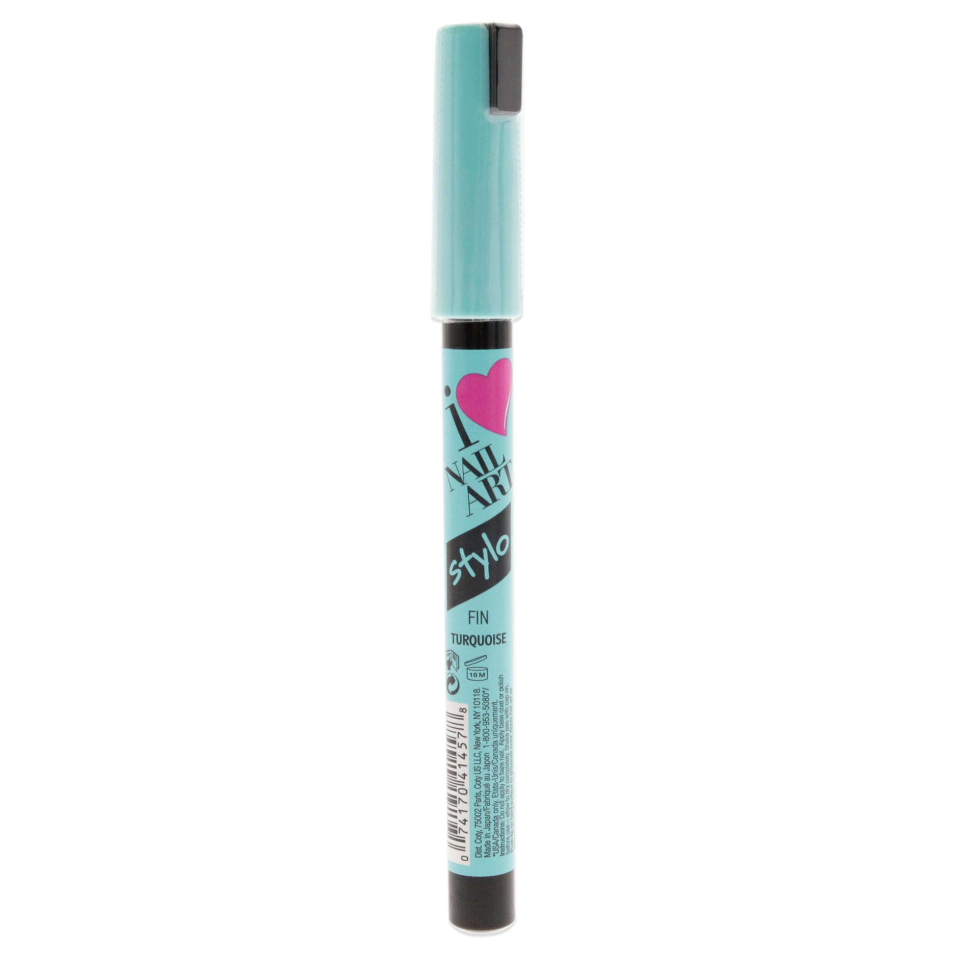 I Heart Nail Art Pen Fine - 450 Turquoise