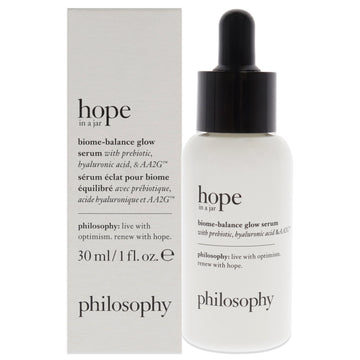 Hope in A Jar Biome-Balance Glow Serum by Philosophy for Unisex - 1 oz Serum