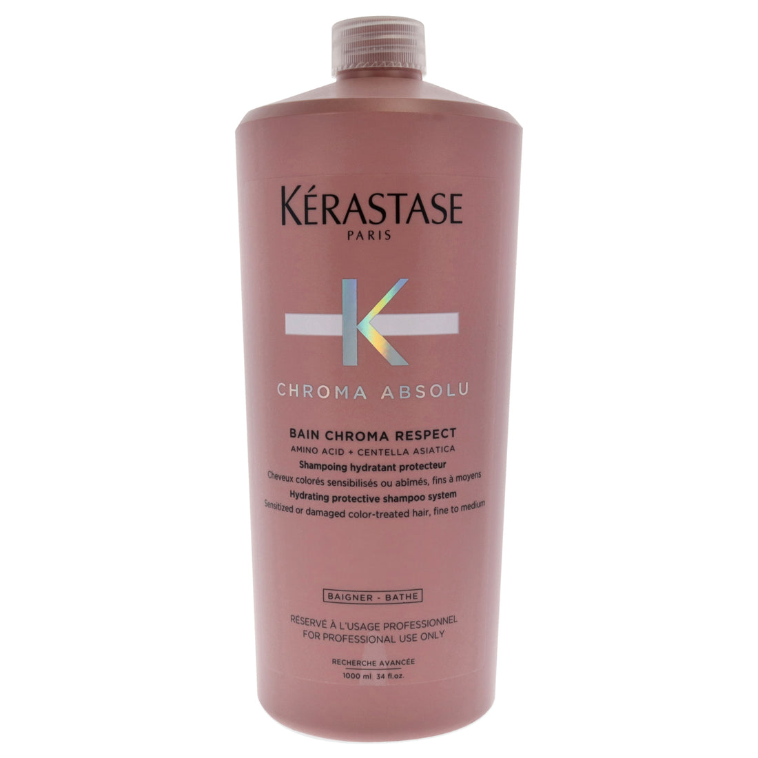 Chroma Absolu Bain Respect Shampoo by Kerastase for Unisex - 34 oz Shampoo