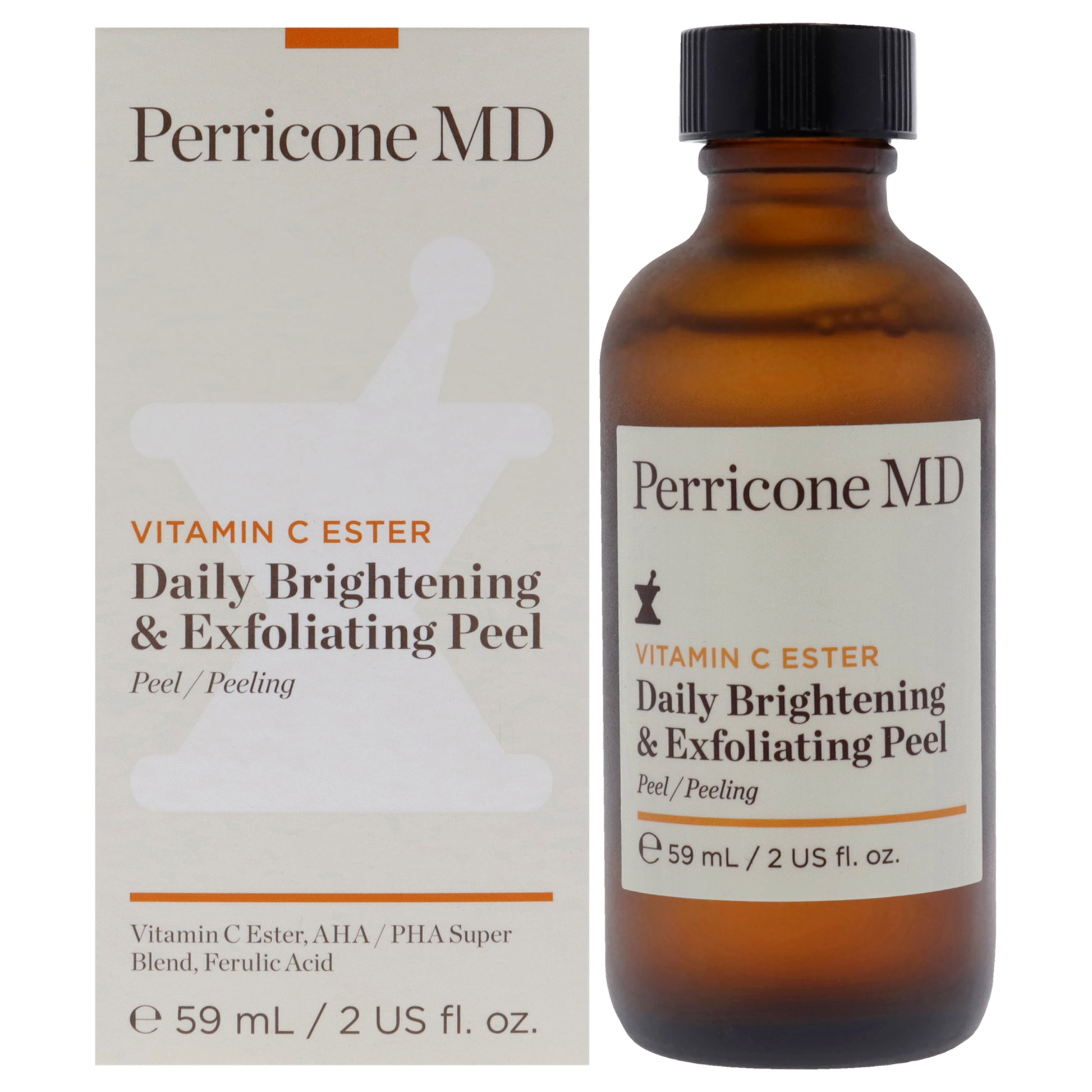 Vitamin C Ester Brightening and Exfoliating Peel by Perricone MD for Unisex - 2 oz Treatment