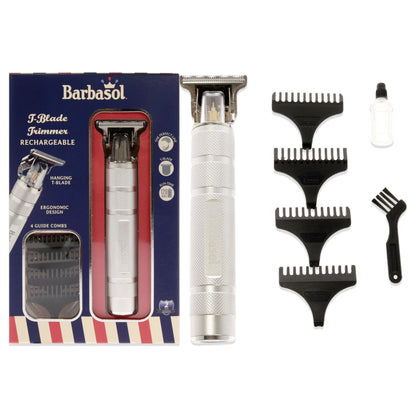 Classic Stainless-Steel Rechargeable Zero-Gapped T-Blade Trimmer