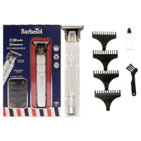 Classic Stainless-Steel Rechargeable Zero-Gapped T-Blade Trimmer