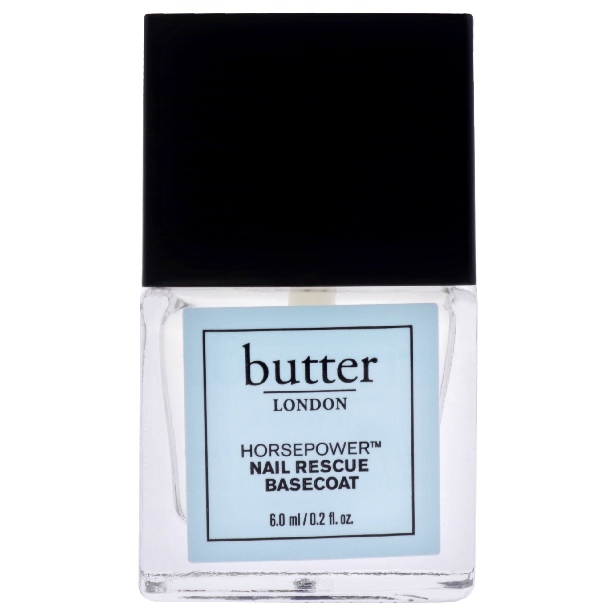 Horse Power Nail Rescue Base Coat by Butter London for Women - 0.2 oz Nail Treatment