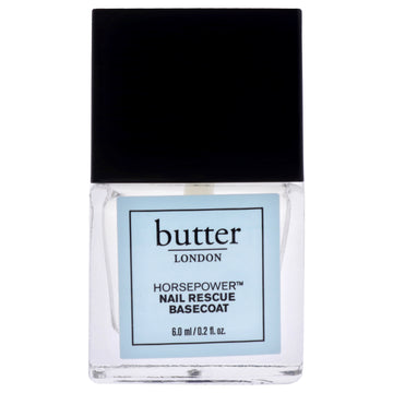 Horse Power Nail Rescue Base Coat by Butter London for Women - 0.2 oz Nail Treatment