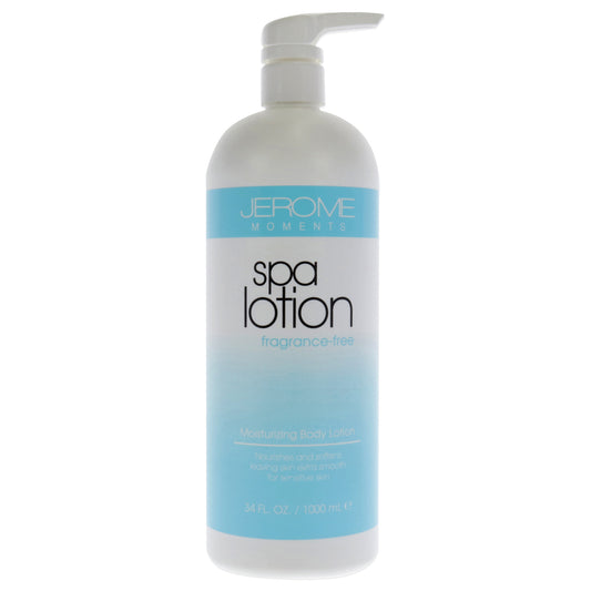 Spa Lotion Fragance Free by Jerome Moments for Unisex - 34 oz Body Lotion