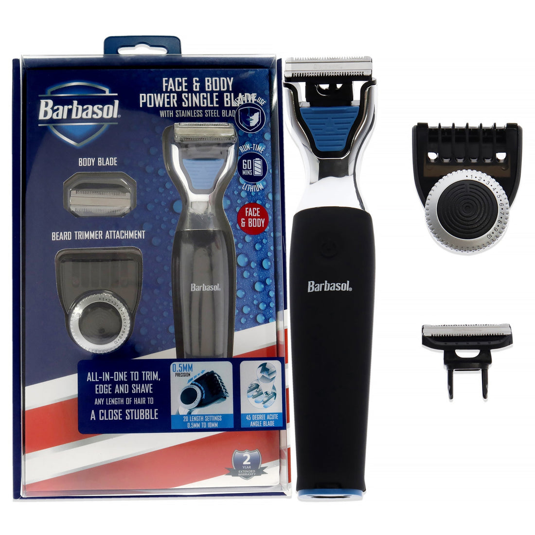 Power Single Blade with Beard Trimmer