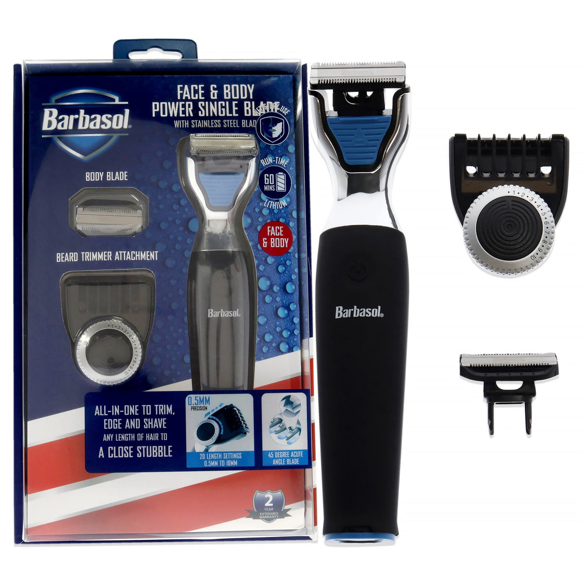 Power Single Blade with Beard Trimmer