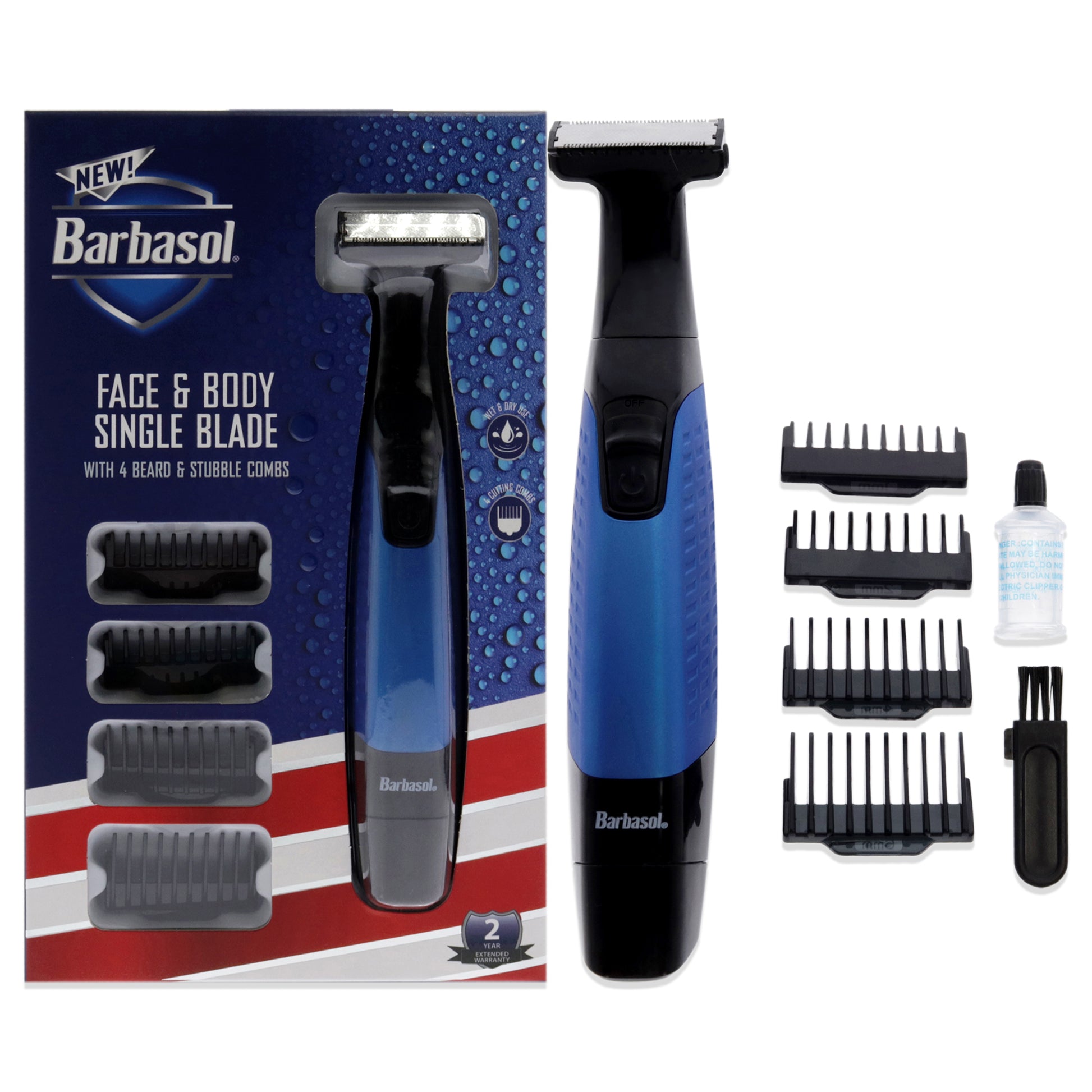 Battery Powered Single Blade Foil Shaver