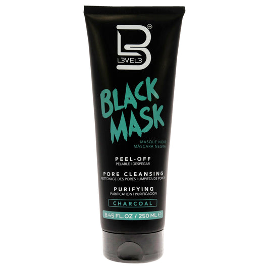 Black Mask - Charcoal by L3VEL3 for Unisex - 8.45 oz Mask