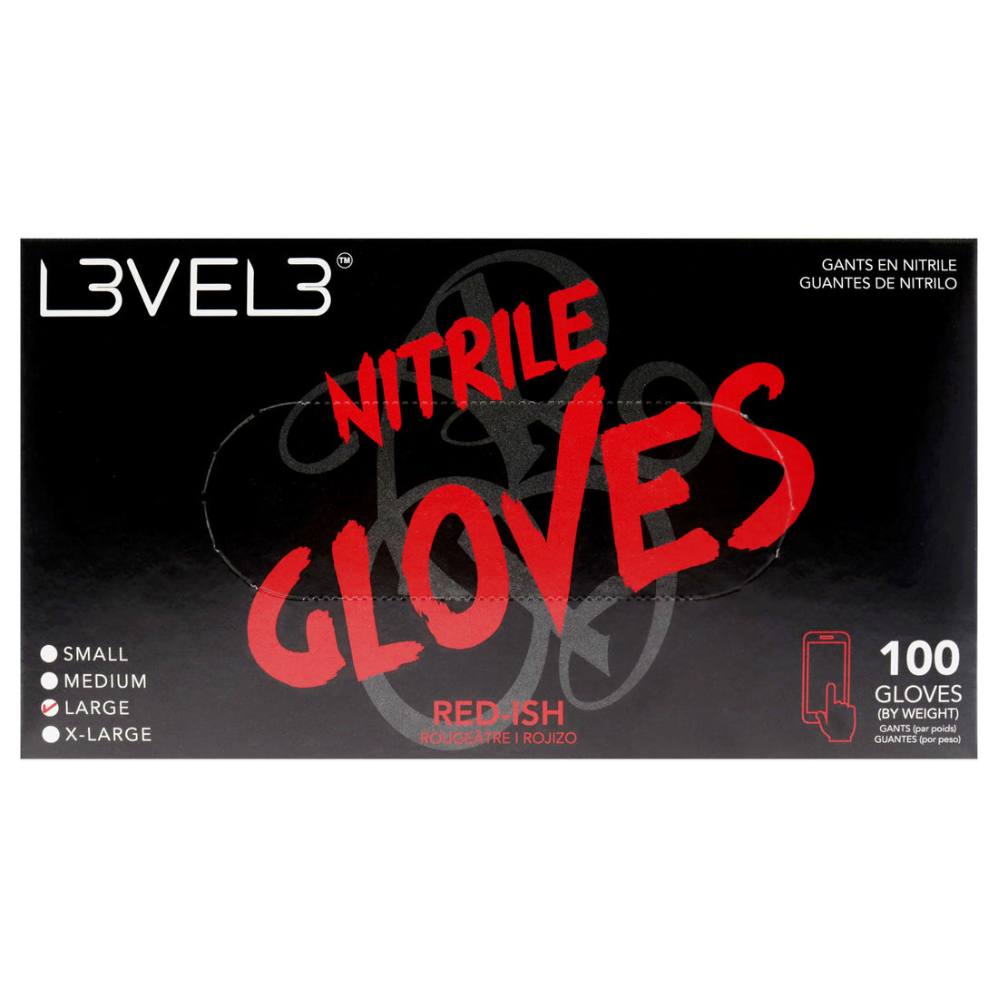Nitrile Gloves - Red-Ish