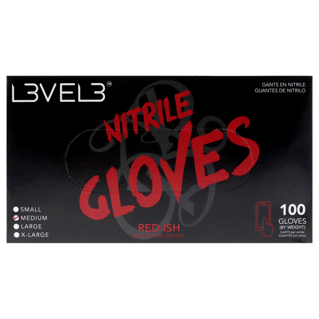 Nitrile Gloves - Red-Ish