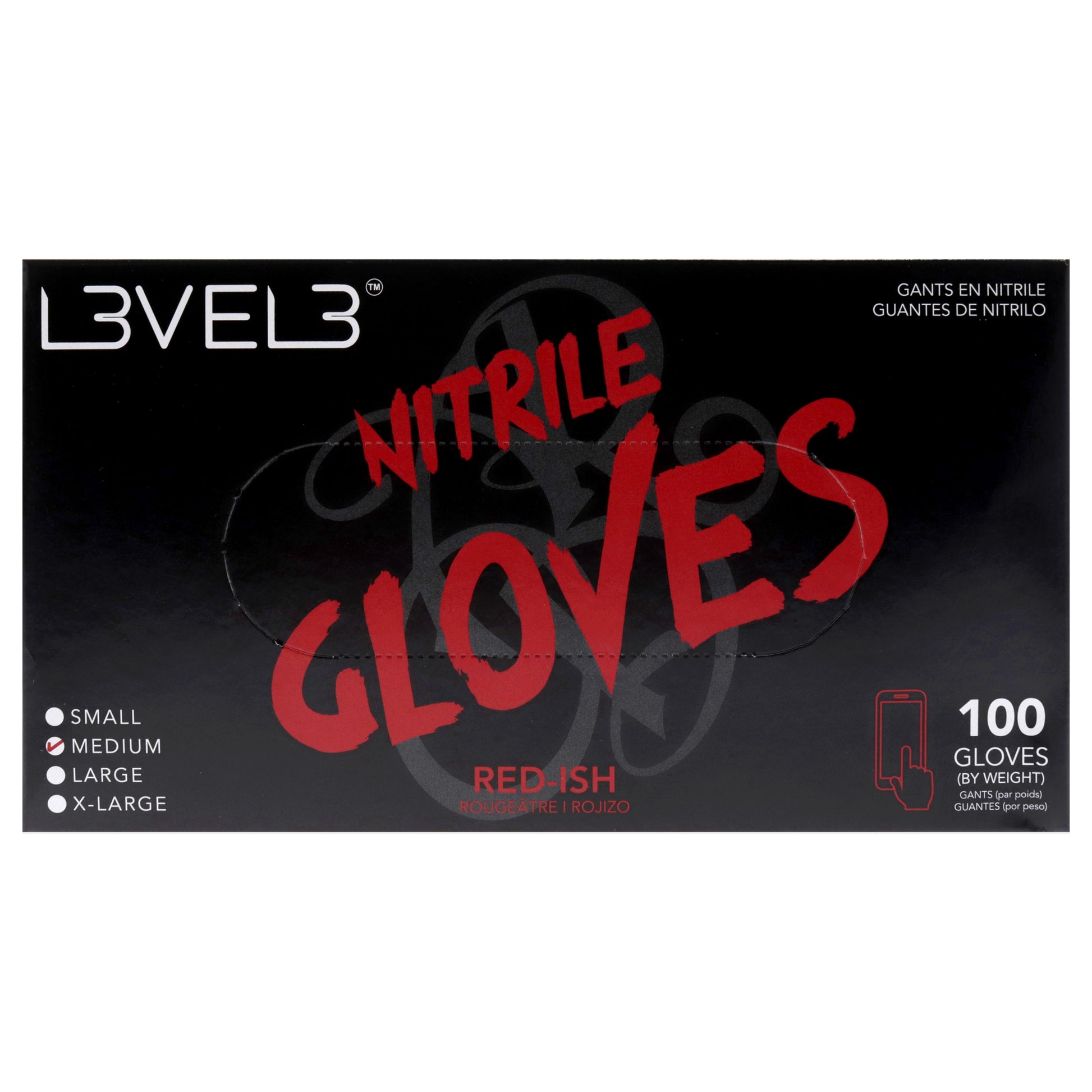 Nitrile Gloves - Red-Ish