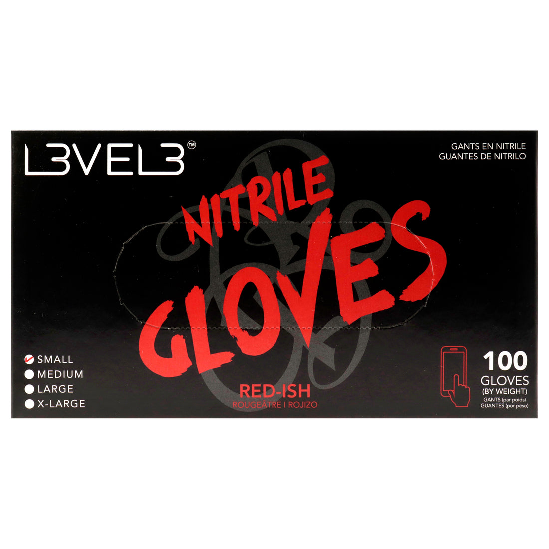Nitrile Gloves - Red-Ish
