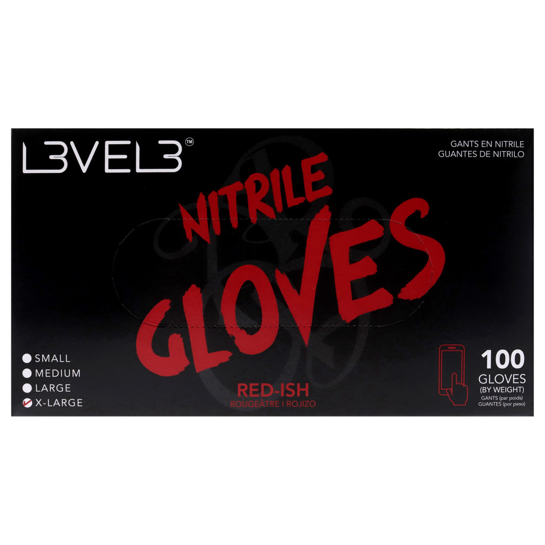 Nitrile Gloves - Red-Ish