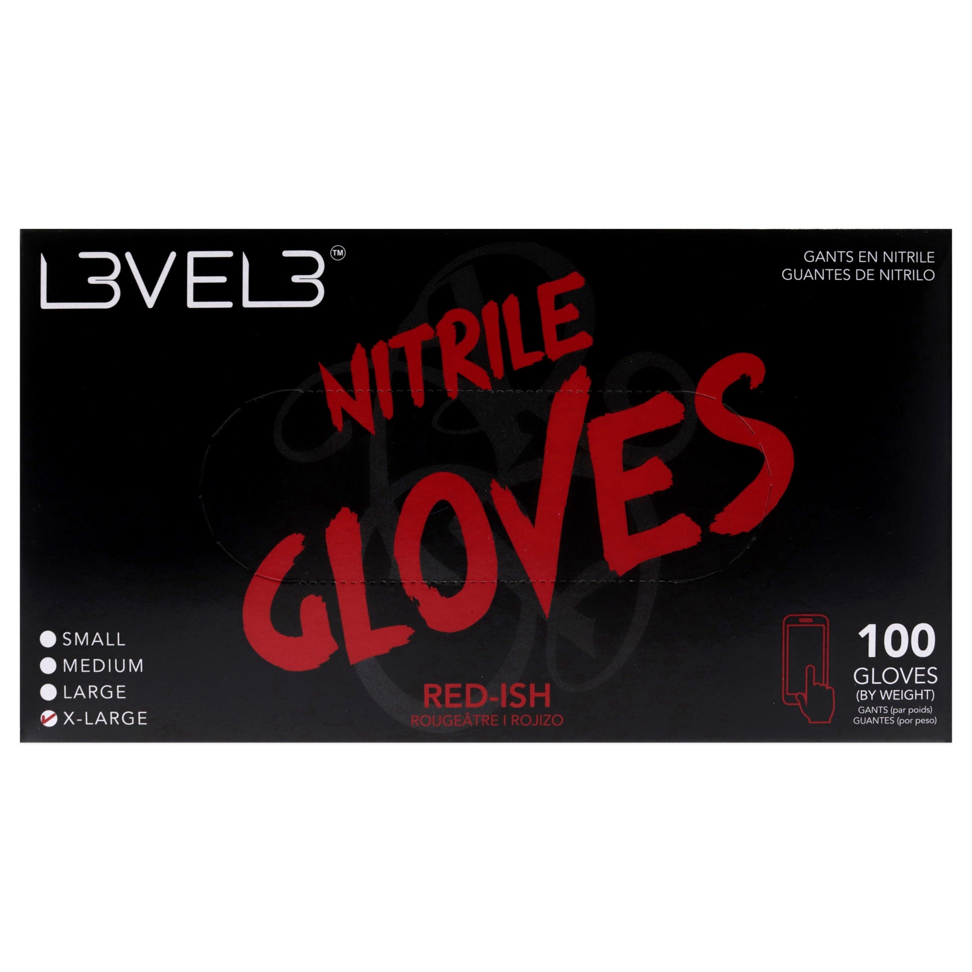Nitrile Gloves - Red-Ish