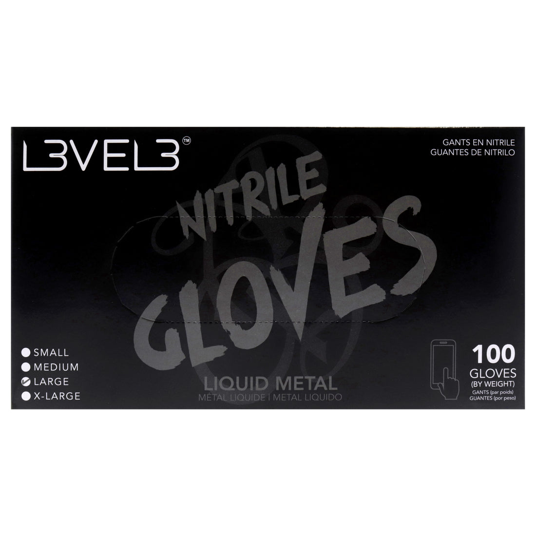 Nitrile Gloves - Liquid Metal