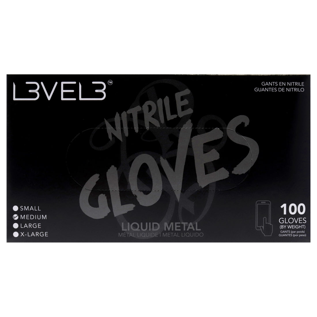Nitrile Gloves - Liquid Metal