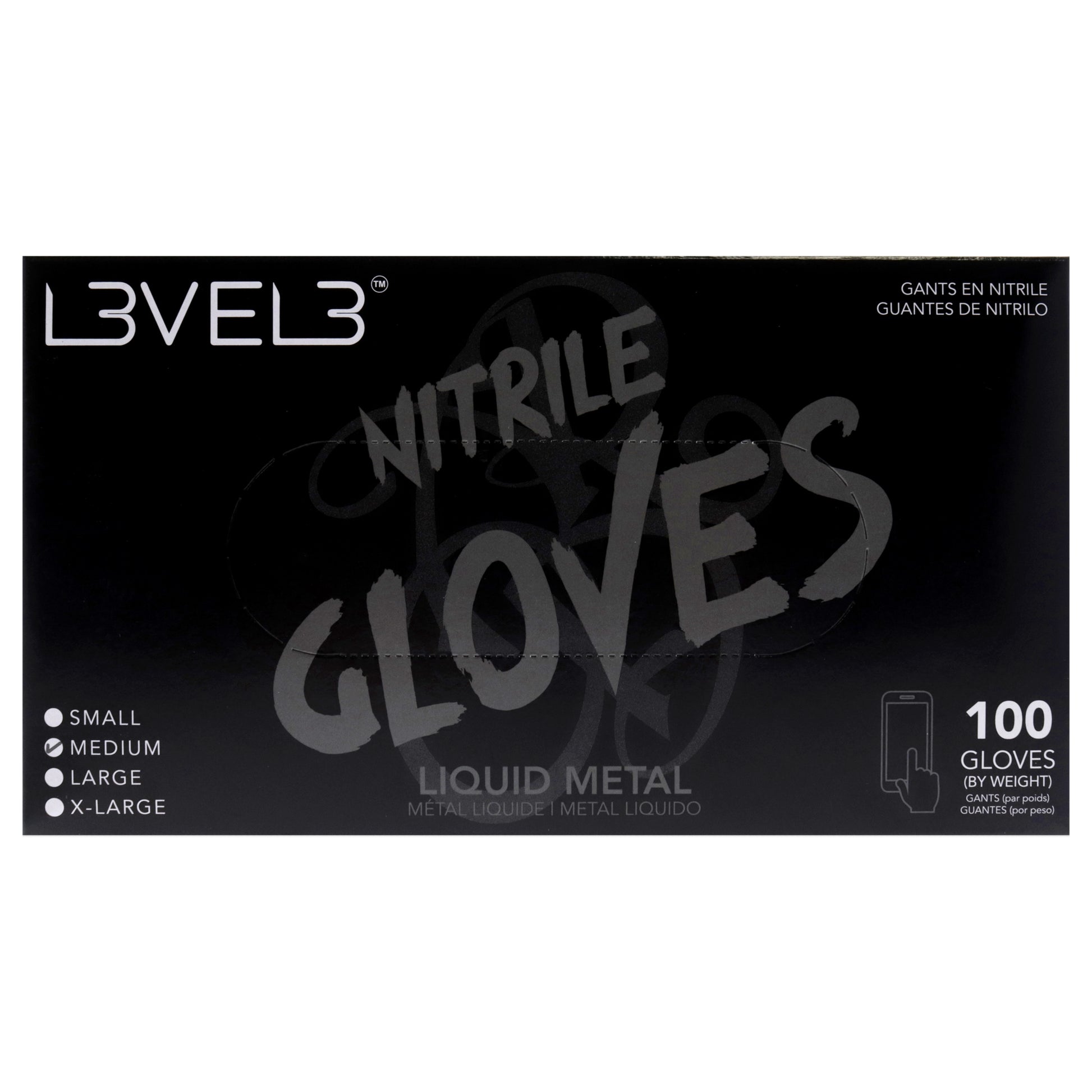 Nitrile Gloves - Liquid Metal