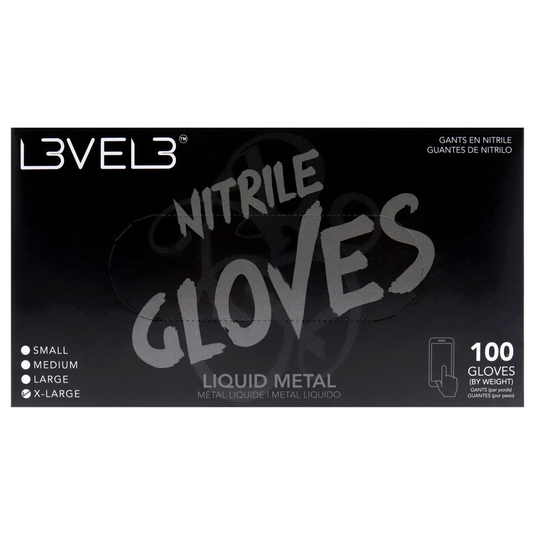 Nitrile Gloves - Liquid Metal