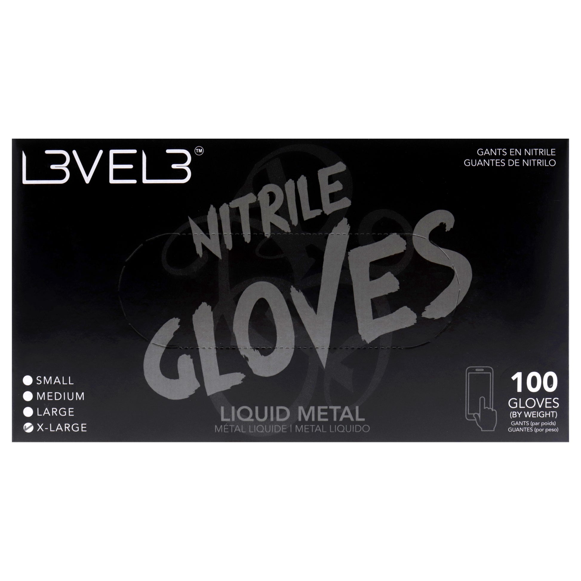 Nitrile Gloves - Liquid Metal