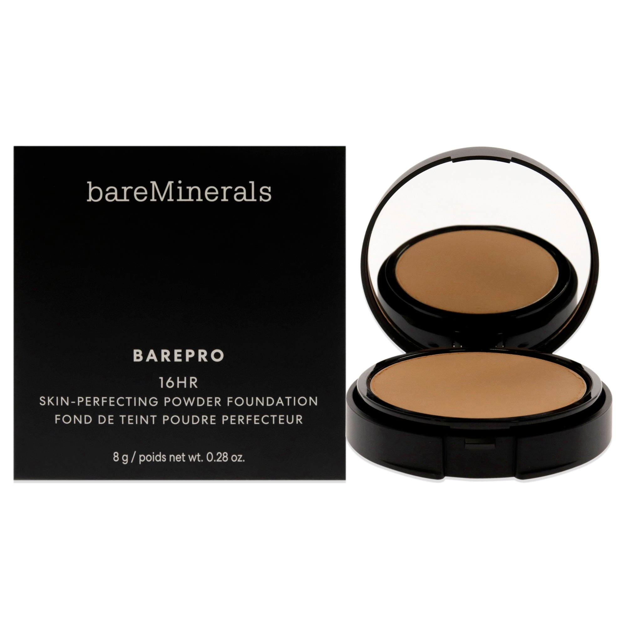 Barepro 16HR Skin Perfecting Powder Foundation - 22 Cool Light by bareMinerals for Women - 0.28 oz Foundation