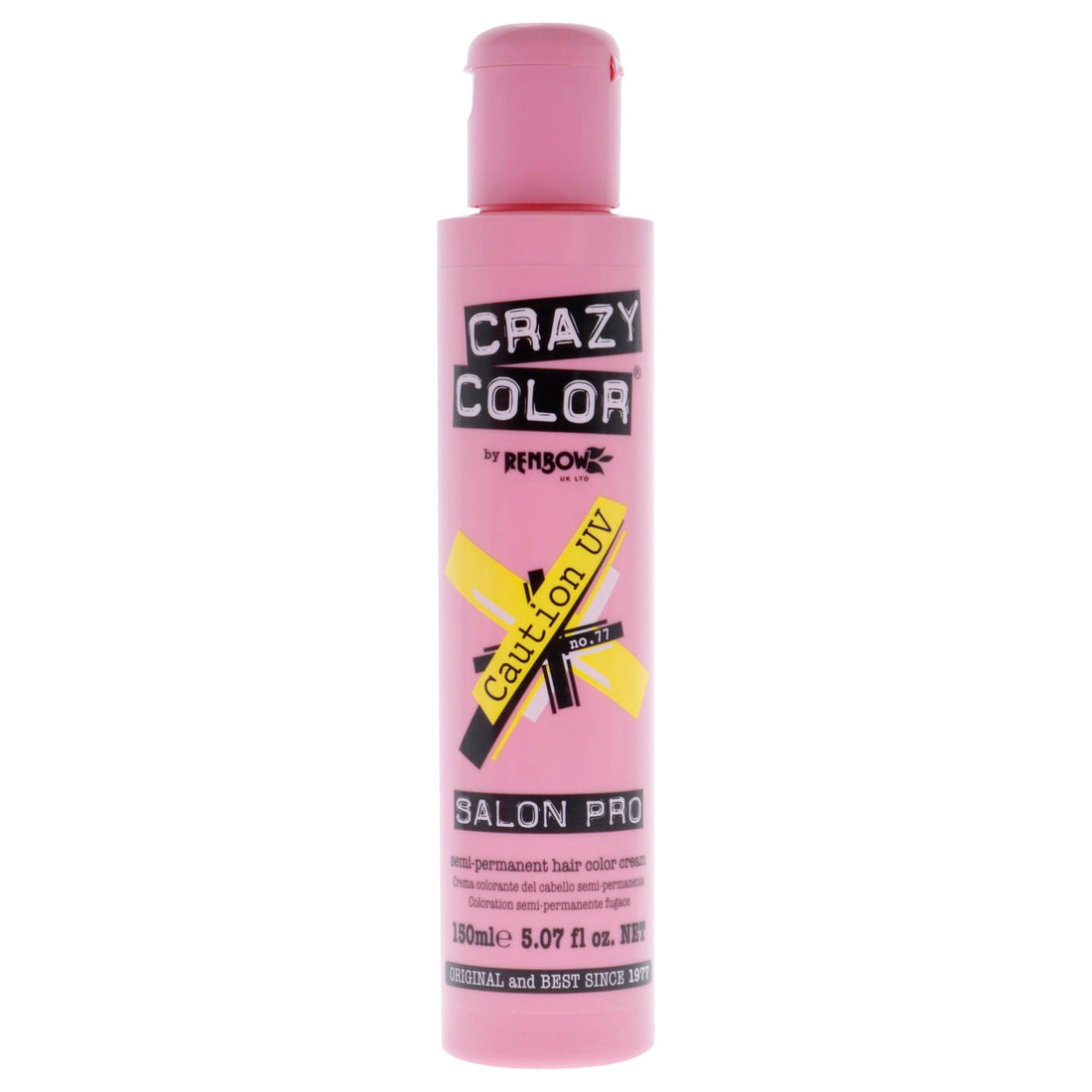 Crazy Color Salon Pro Semi Permanent Hair Color - 77 Caution by Crazy Color for Women - 5.07 oz Hair Color