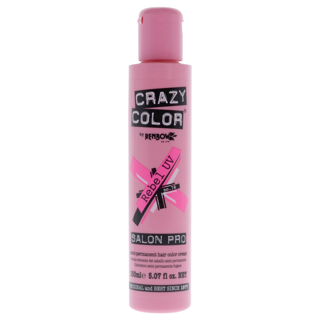 Crazy Color Salon Pro Semi Permanent Hair Color - 78 Rebel by Crazy Color for Women - 5.07 oz Hair Color