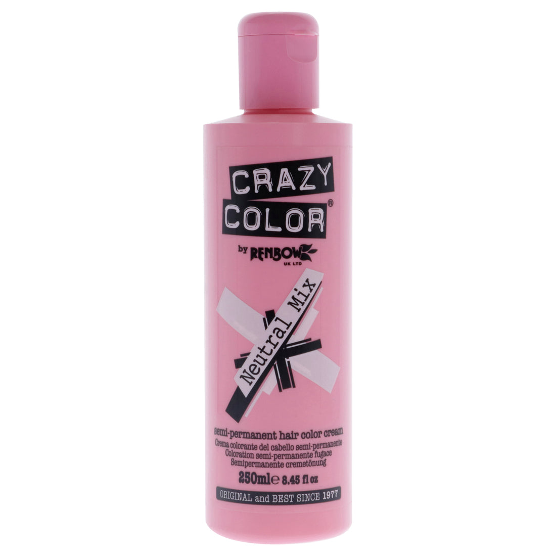 Crazy Color Salon Pro Semi Permanent Hair Color - Neutral by Crazy Color for Women - 8.45 oz Hair Color