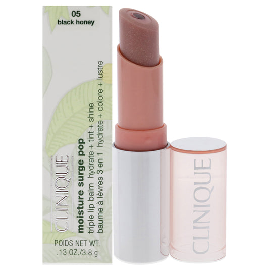 Moisture Surge Pop Triple Lip Balm - 05 Black Honey by Clinique for Women - 0.13 oz Lip Balm