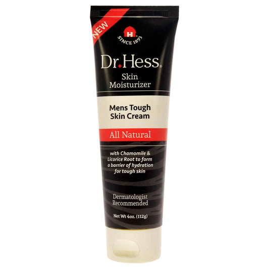 Skin Moisturizer - Mens Tough Skin Cream by Dr. Hess for Men - 4 oz Cream
