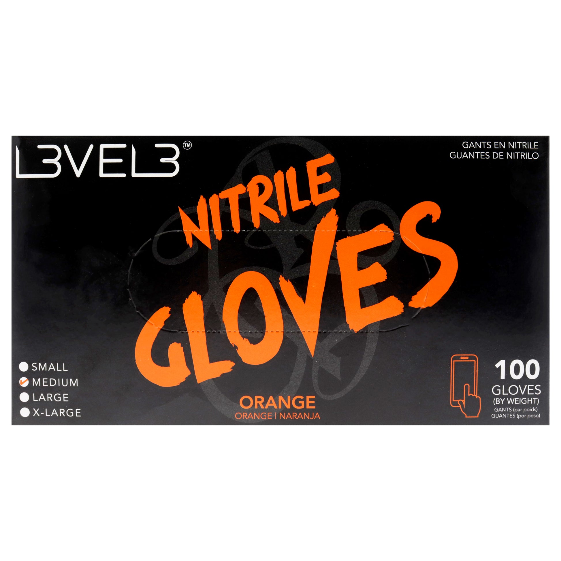 Nitrile Gloves - Orange