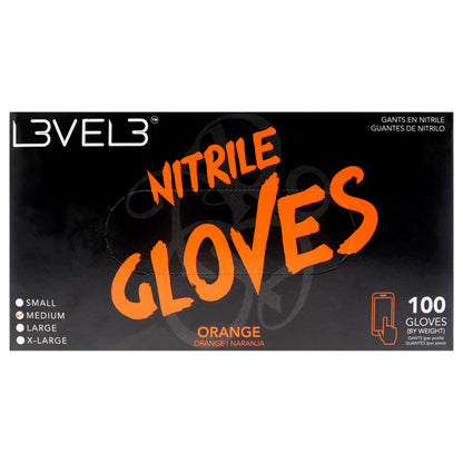 Nitrile Gloves - Orange
