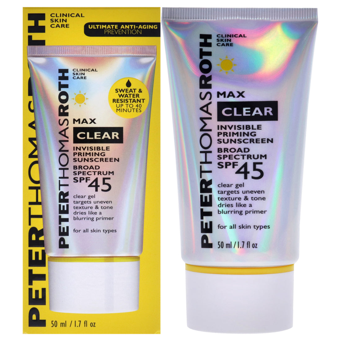 Max Clear Invisible Priming Sunscreen SPF 45