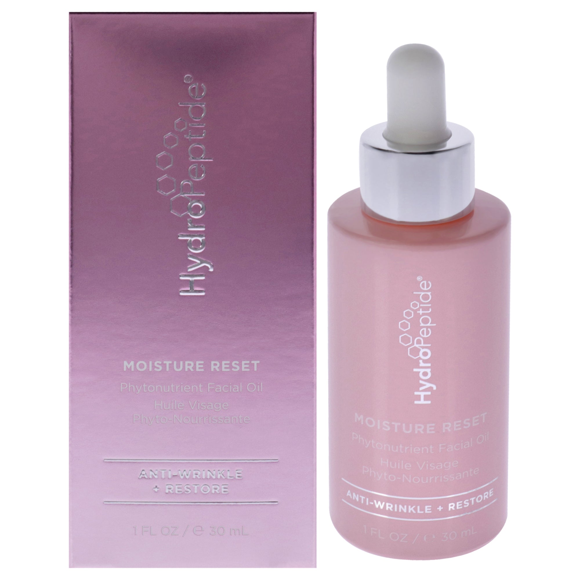 Moisture Reset Phytonutrient Facial Oil by Hydropeptide for Unisex - 1 oz Oil