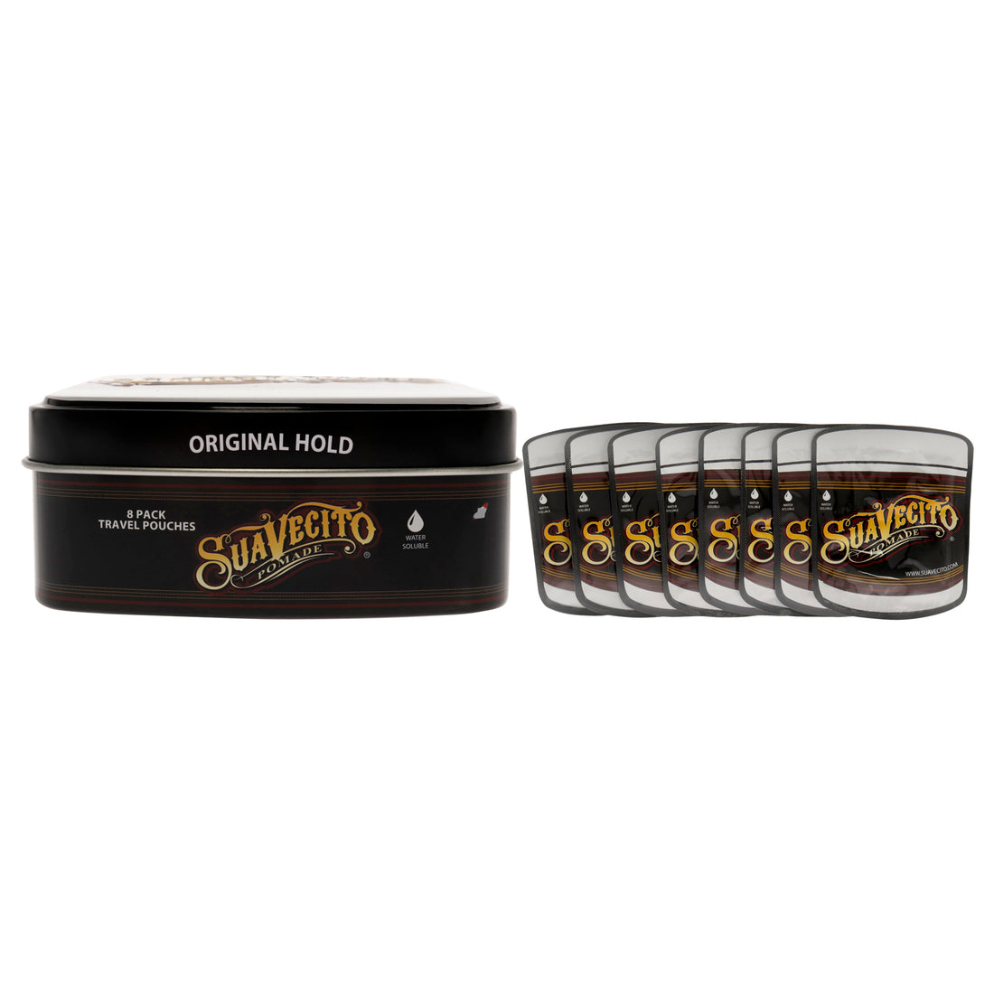Original Hold Pomade Travel Tin - 8 Pack