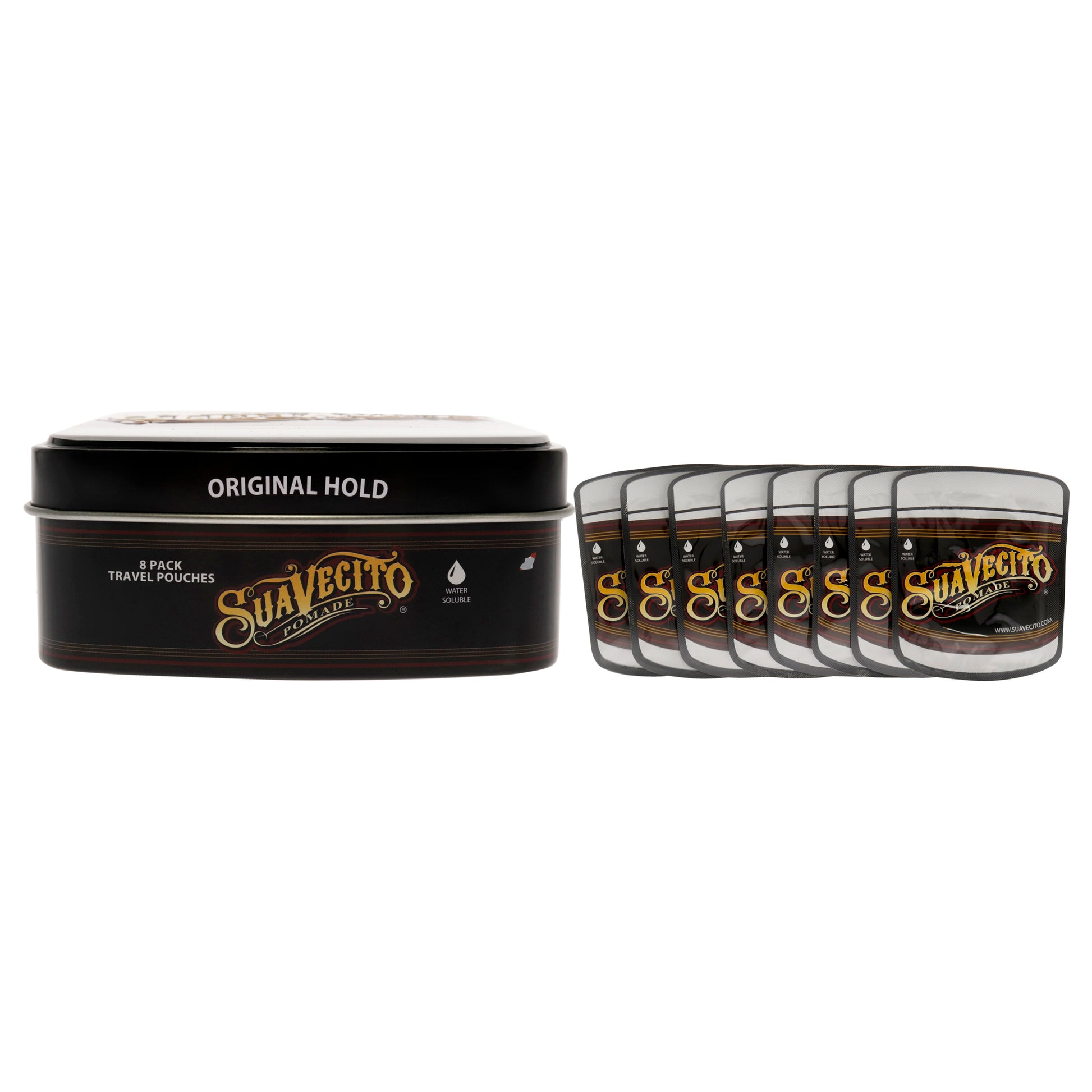 Original Hold Pomade Travel Tin - 8 Pack