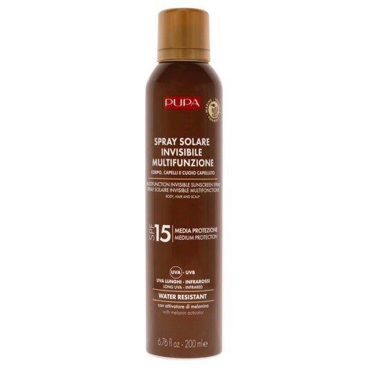 Multifunction Invisible Sunscreen Spray SPF 15