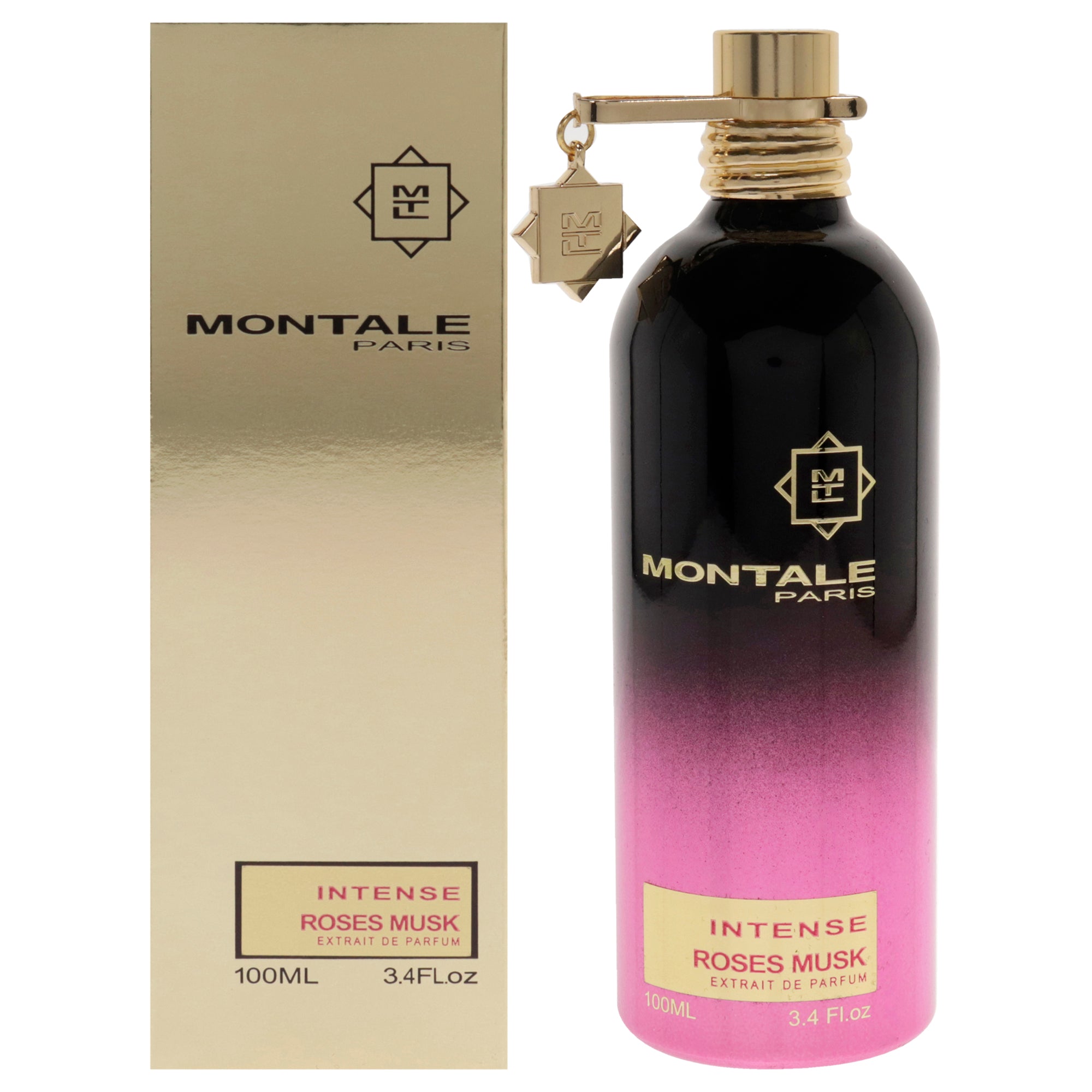 Intense Roses Musk by Montale for Unisex - 3.4 oz Extrait De Parfum Spray