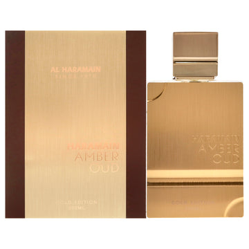 Amber Oud by Al Haramain for Unisex - 6.7 oz EDP Spray (Gold Edition)